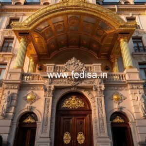 Modern Hotel Exterior Elevation Design Trends No-5523