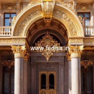 Elegant Resort Hotel Elevation Design Inspiration No-5530