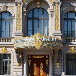 Hotel Elevation Design with Minimalist Style No-5546