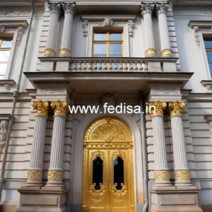 Elegant Hotel Exterior Design with Modern Features No-5552