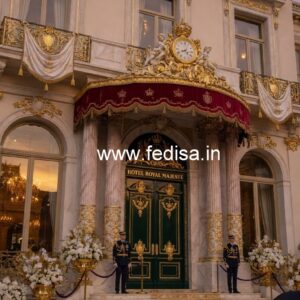 Modern Hotel Elevation Design for Commercial Spaces No-5578