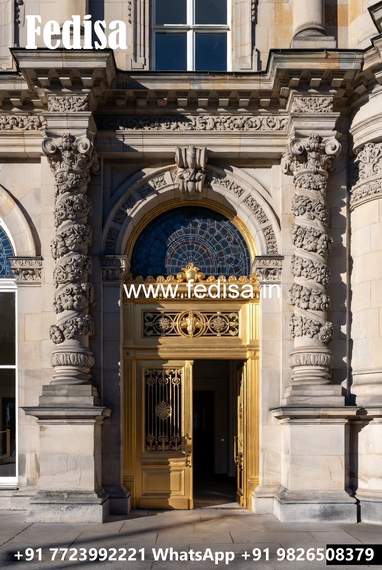 Elegant Hotel Exterior Design with Glass Panels No-5579