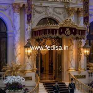 Contemporary Hotel Building Elevation Design No-5583