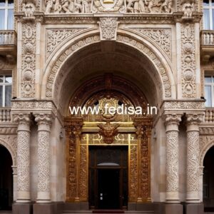 Hotel Building Elevation Design with Luxury Appeal No-5600