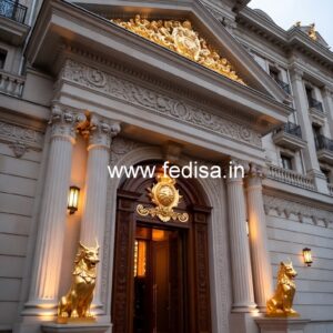 Elegant Hotel Exterior Design No-5604