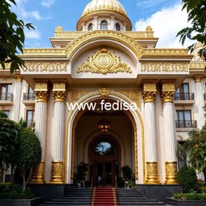 Luxury Hotel Front View No-5614