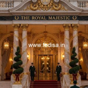 Elegant Hotel Front No-5646