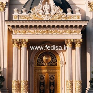Luxury Hotel Front View Elevation Designs No-5817