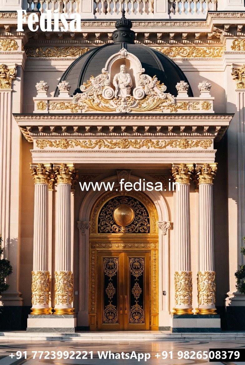 Luxury Hotel Front View Elevation Designs No-5817