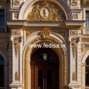 Luxury Hotel Facade with Modern Lighting No-5820