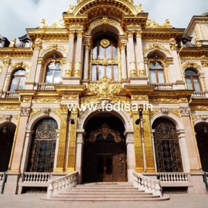 Luxury Hotel Entrance Elevation Design Ideas No-5823