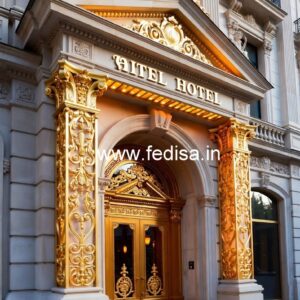 Luxury Hotel Exterior with Elegant Finish No-5835