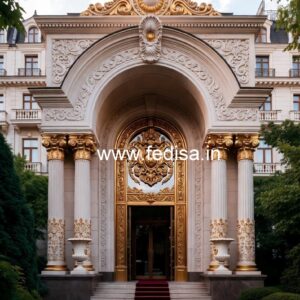 Stylish Luxury Hotel Front Architecture No-5837