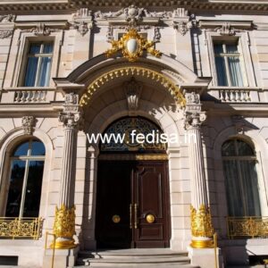 Luxury Hotel Elevation with Contemporary Style No-5873