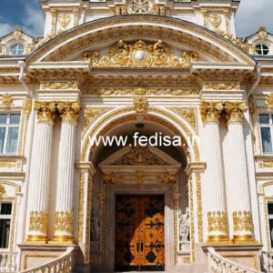 Elegant Luxury Resort Front View Design No-5885