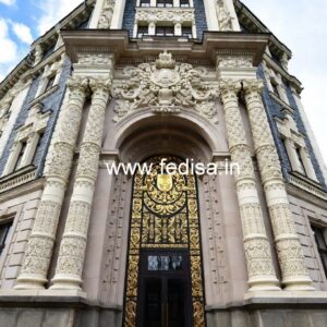 Stylish Luxury Resort Front Elevation No-5899