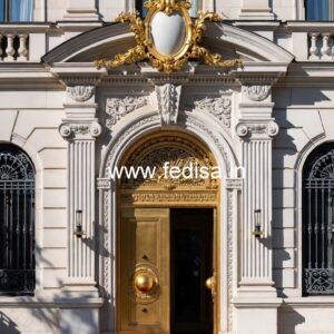 Modern Luxury Hotel Exterior with Balcony No-5919