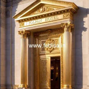 Luxury Resort Exterior with Artistic Facade No-5922