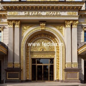 Luxury Hotel Elevation with Modern Architecture Style No-5928