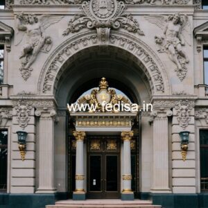 Luxury Hotel Exterior with Sophisticated Style No-5932