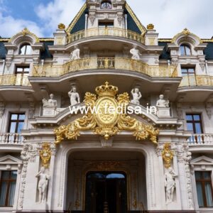 Luxury Hotel Elevation with Modern Texture No-5946