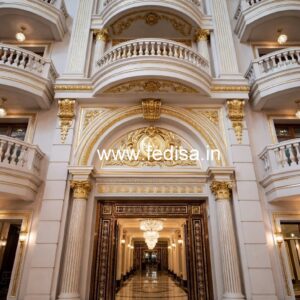 Luxury Hotel Facade Design with Artistic Lighting No-5955