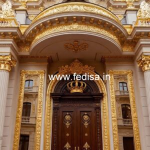 Luxury Hotel Front Design with Elegant Features No-5958