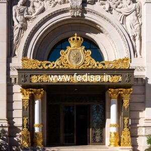 Luxury Hotel Exterior with Minimal Elegance No-5980