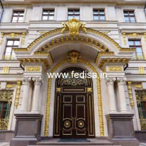 Luxury Hotel Elevation with Grand Entrance No-5989