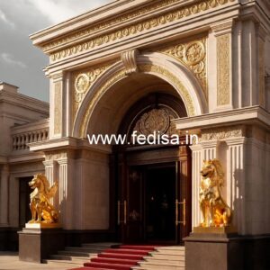 Premium Luxury Hotel Exterior with Lighting No-5997