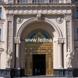 Luxury Hotel Entrance Gate Design Ideas for Grand Hospitality No-6001