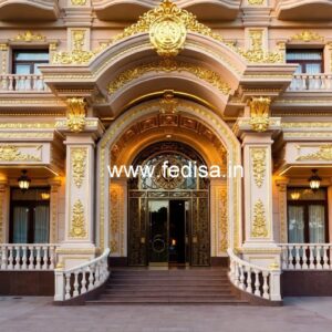 Stylish Hotel Front Gate Design for Luxury Hotels No-6005