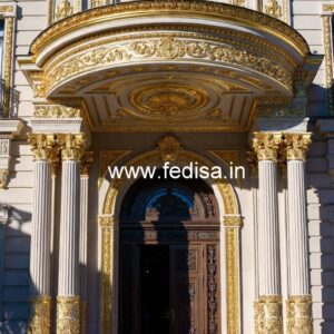 Grand Hotel Entry Gate Design with Modern Architecture No-6006