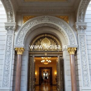 Modern Hotel Front Entrance Gate Design Concepts No-6012