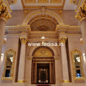 Hotel Main Gate Design with Elegant Lighting No-6014