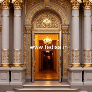 Decorative Hotel Gate Design for Modern Buildings No-6017