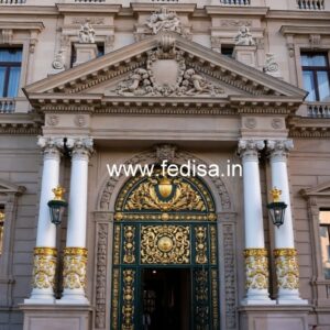 Modern Resort Gate Design for Hotel Entrances No-6020