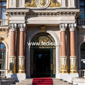 Elegant Hotel Driveway Entrance Gate Design No-6021