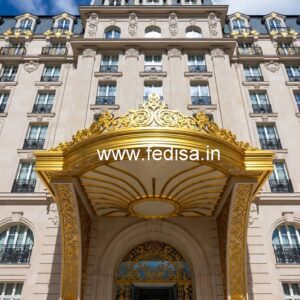 Grand Resort Entrance Gate Design with Lighting No-6027