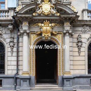 Elegant Resort Entrance Gate Design for Modern Hotels No-6032