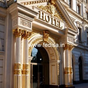 Hotel Entrance Gate Design with Traditional Touch No-6041