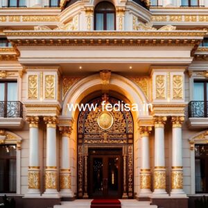 Resort Style Hotel Entrance Gate Design Ideas No-6044