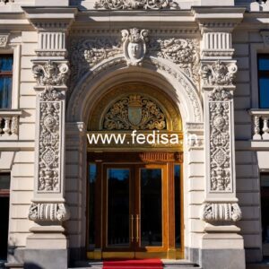 Decorative Main Gate Design for Luxury Hotels No-6058