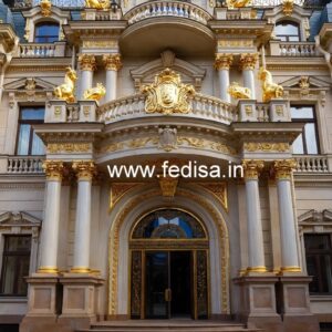 Hotel Entrance Gate Design with Minimalist Architecture No-6059