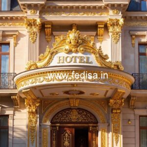 Elegant Hotel Exterior Entrance Ideas No-6060