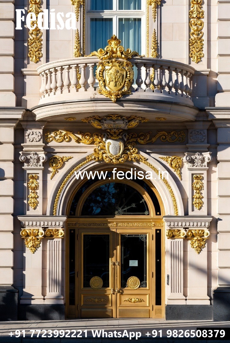Grand Hotel Entrance Design with Elegant Gates No-6063
