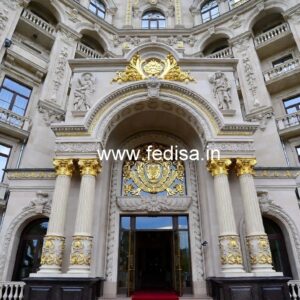 Contemporary Hotel Gate Design for Elegant Exterior No-6069