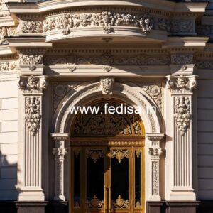 Premium Resort Entrance Gate Design for Luxury Hotels No-6073