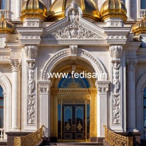 Modern Hotel Entrance Gate Design with Luxury Appeal No-6079