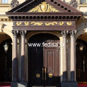 Modern Luxury Hotel Exterior Gate Design No-6083